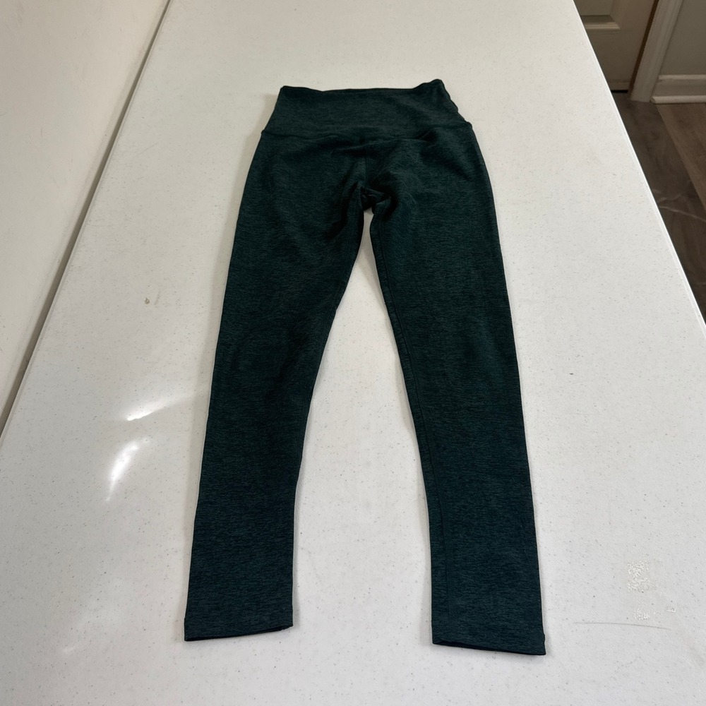 Beyond Yoga Spacedye‎ High Waisted Leggings XS Dark Green Heather USA Made